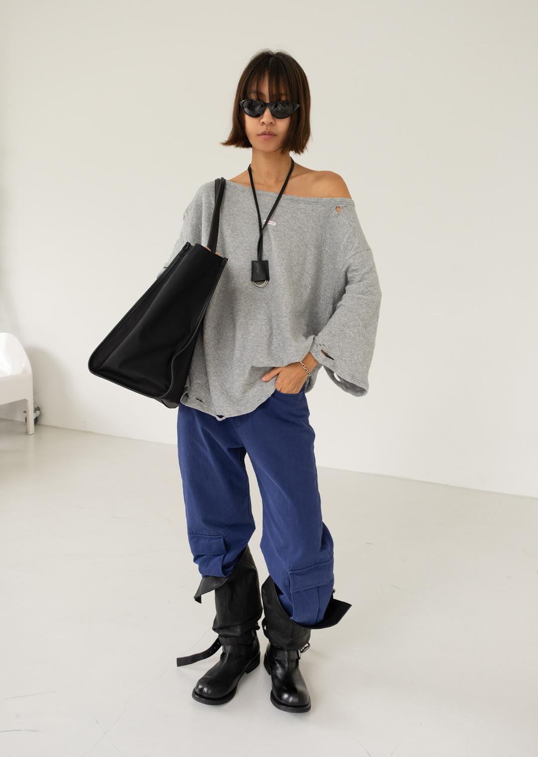 CHINO POCKET PANTS COBALT BLUE