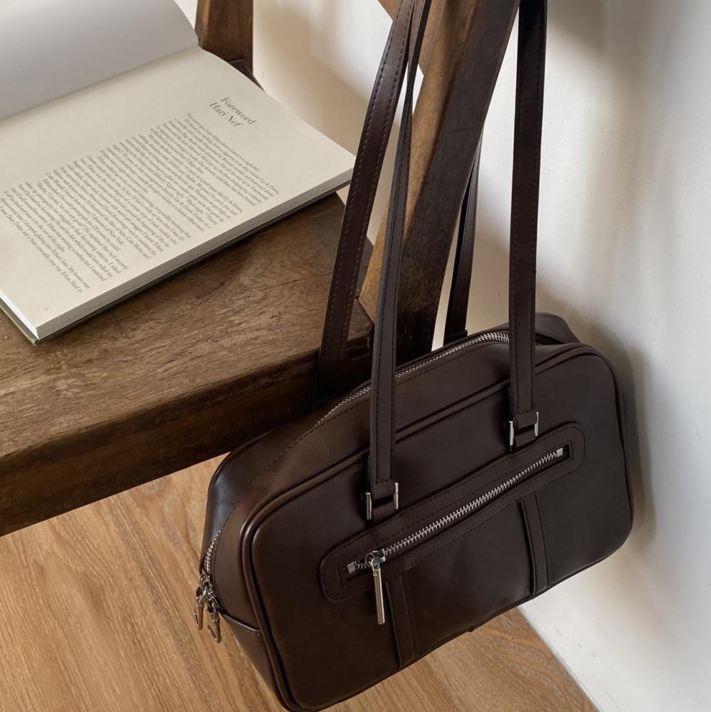 모던 스퀘어 데일리 숄더백 여자 대학생 직장인 아이패드 가방