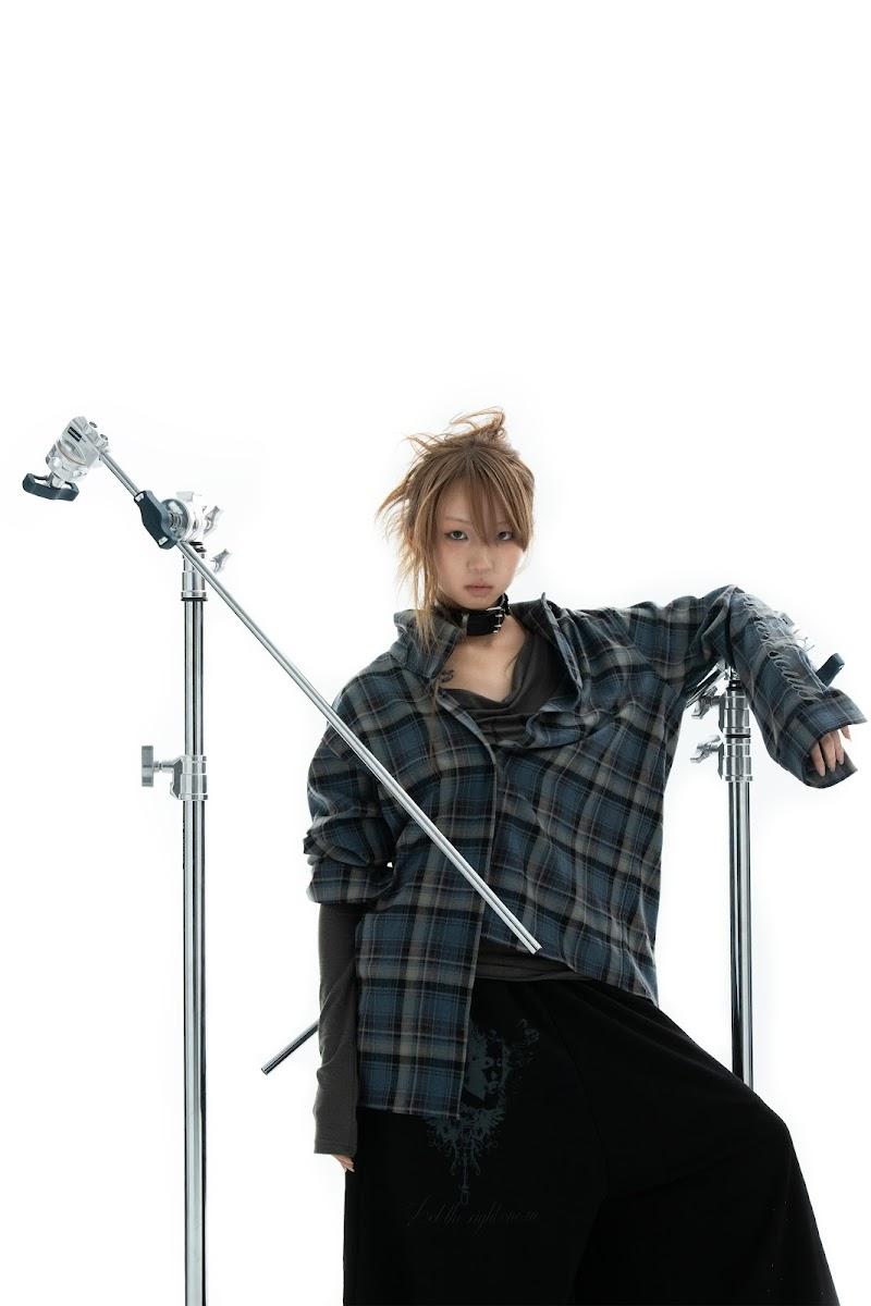 LET ME flannel-shirt (BLUE) SALE