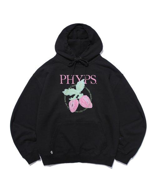 PHYPS® STRAWBERRY HOODIE BLACK