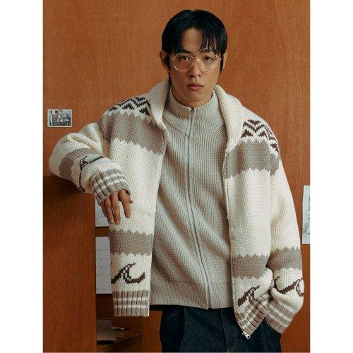 코위찬 집업 카디건  아이보리 (262Y5ACY1A)