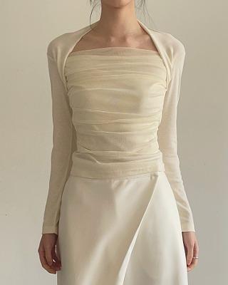 sha fake bolero tee (4color)
