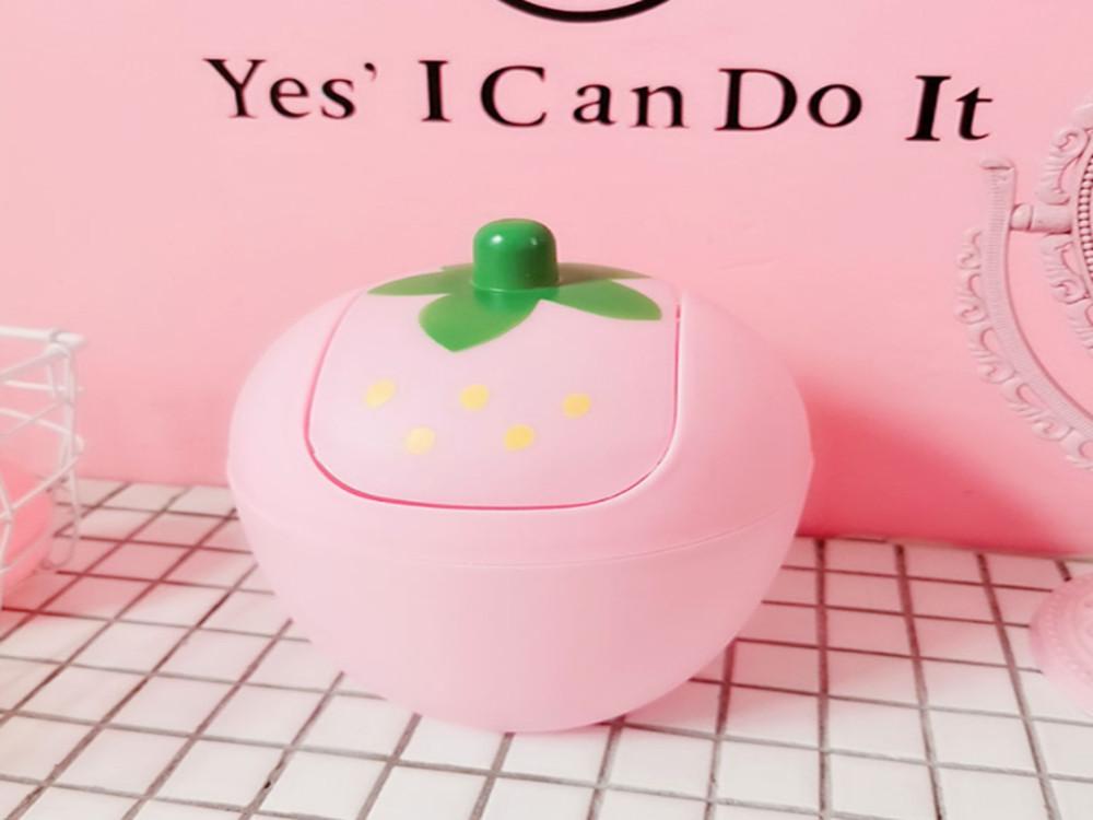 깜찍 핑크 데스크탑 미니 휴지통 심플 디자인 책상 정리 장식 소품 내방 꾸미기 소녀감성