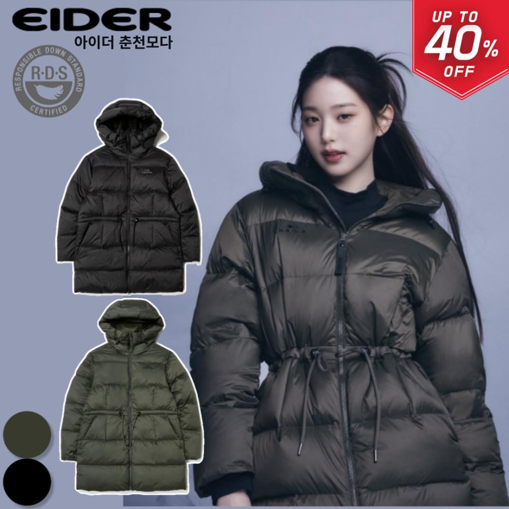 아이더 여성 구스 GL 긴기장 장원영 롱패딩 다운 자켓 등산 아웃도어 점퍼