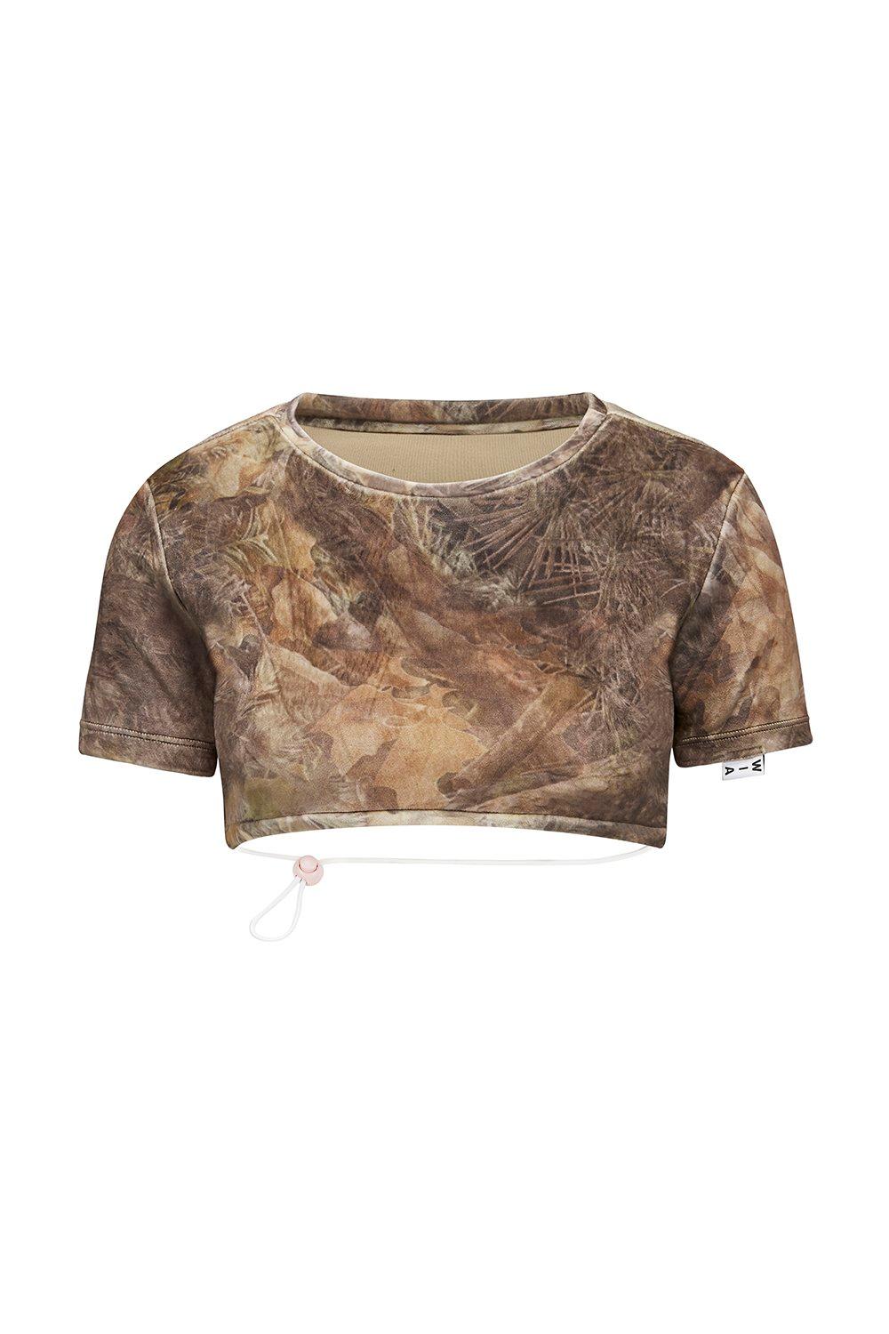 CAMP REVERSIBLE VELVET CROP TOP