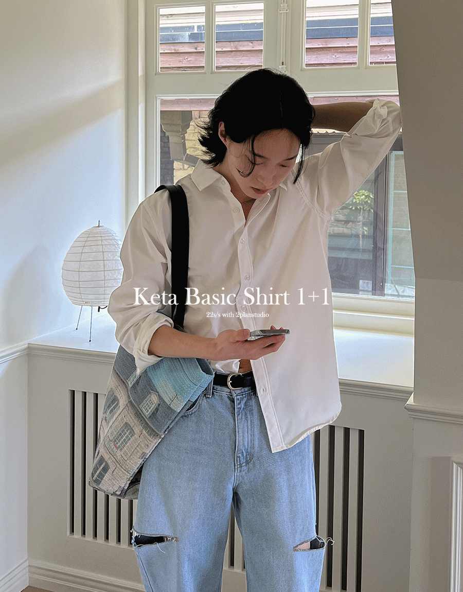 [1+1] 케타 베이직 셔츠 (8 color)