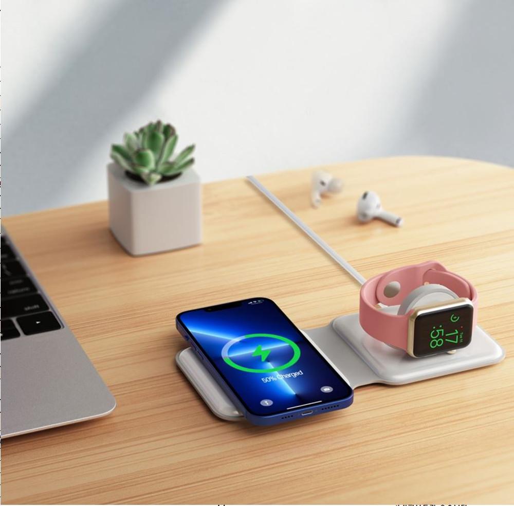 [공동구매] 엑스트라 WCP-240 폴딩 무선충전기 (무선충전 스마트폰 & 애플워치 호환)