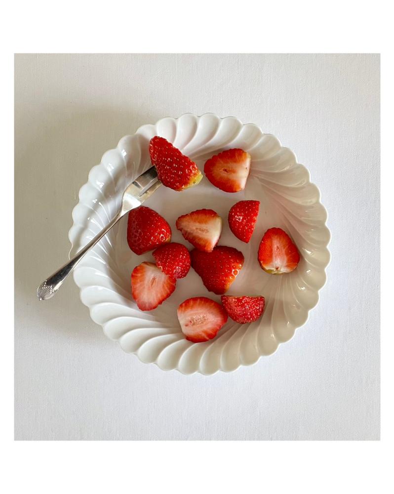 [vintage] france haviland french round dish