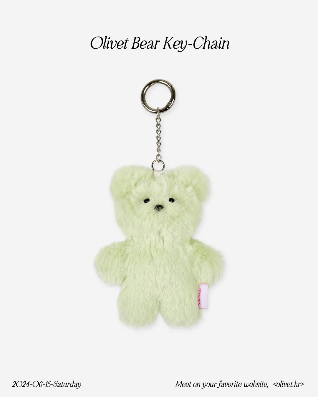 (pre-order 4주 소요) Olivet baby bear keychain (올곰이) - melon