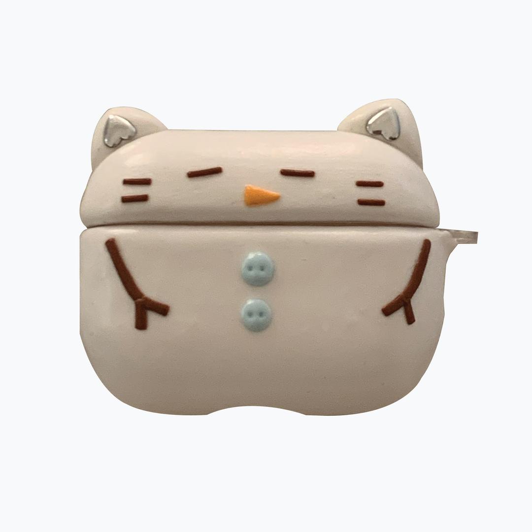 Snow cat AirPod case