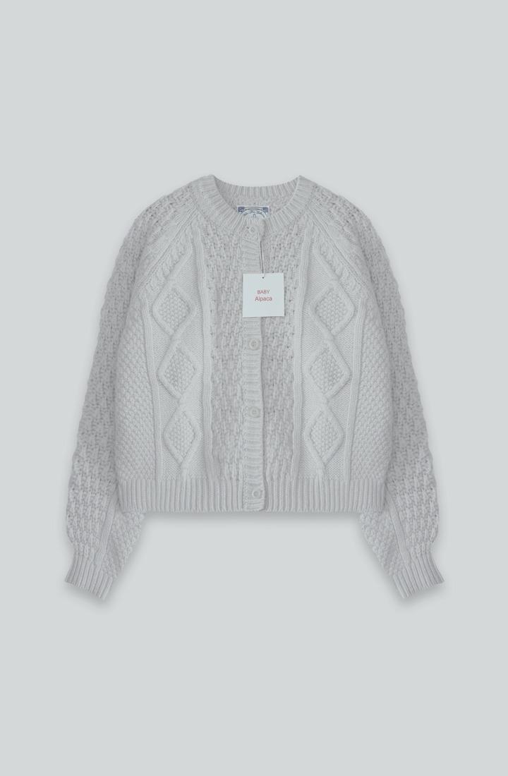 Roco Alpaca Cardigan (Gray)