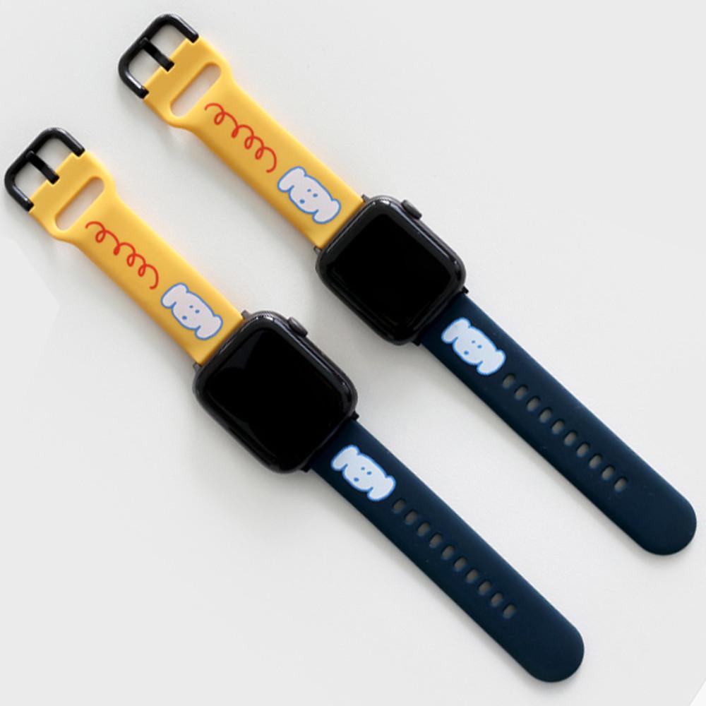 로마네 애플워치 스트랩 38 40 41 mm 사이즈 호환 도기 워치스트랩