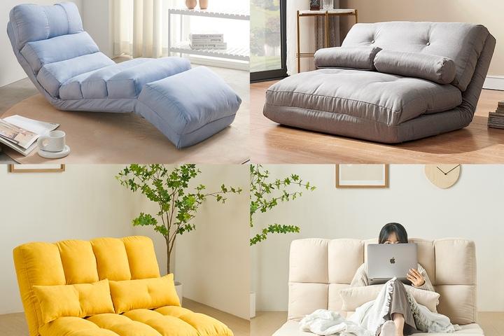 패브릭 리클라이너 좌식 소파베드 모음 1-2인