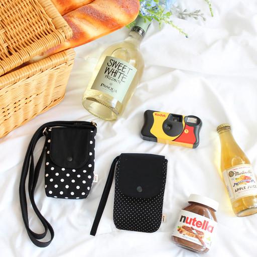 (주문제작)도트 땡땡이 필름 카메라 파우치📸