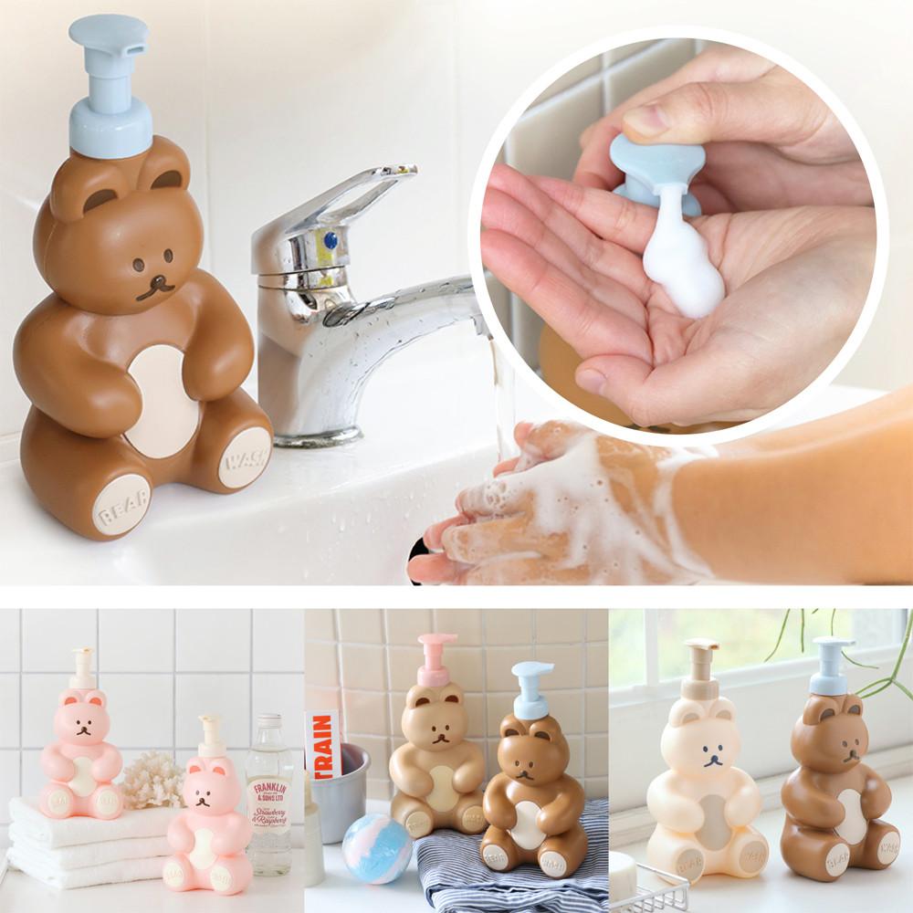 로마네 디스펜서 핸드워시 주방 세제공병 곰돌이 캐릭터 베어 250