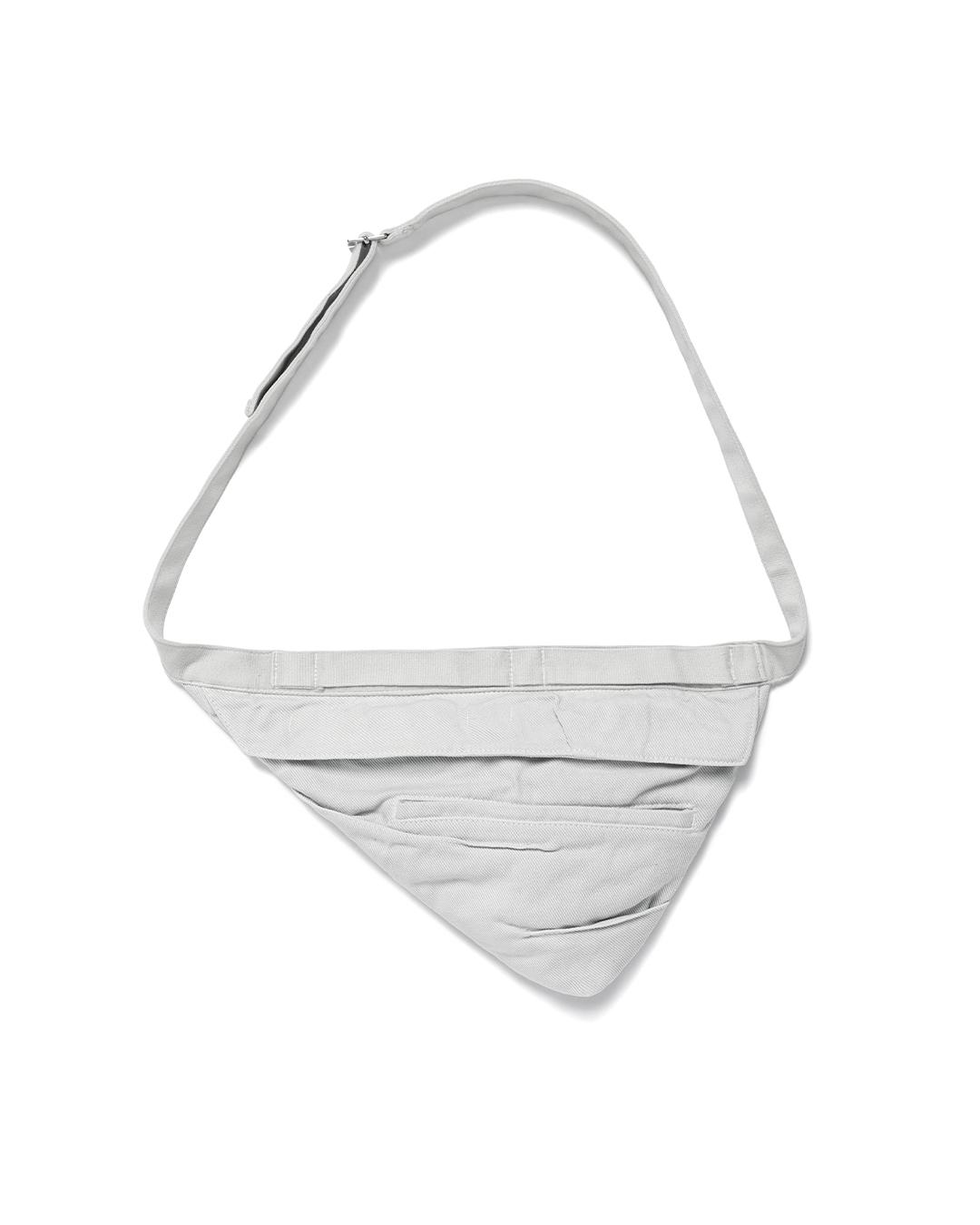 Draped Waist Bag (Light Grey)