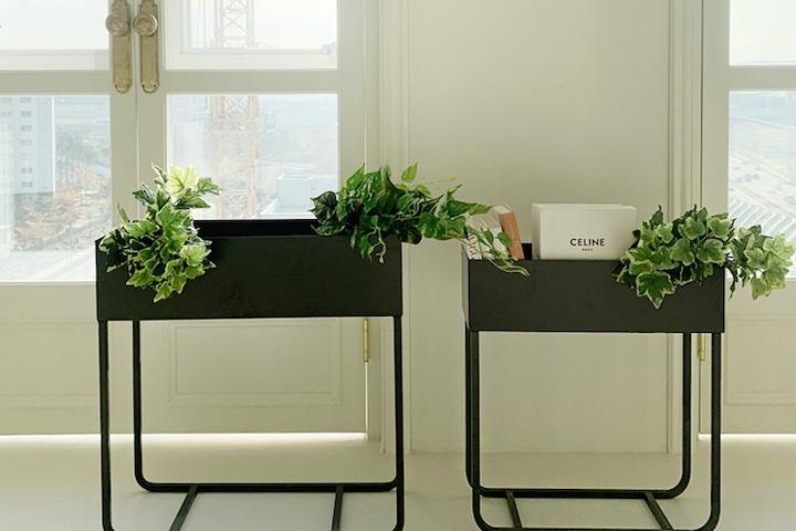 스탠드 철제 화분 정리대 북선반 플랜트박스