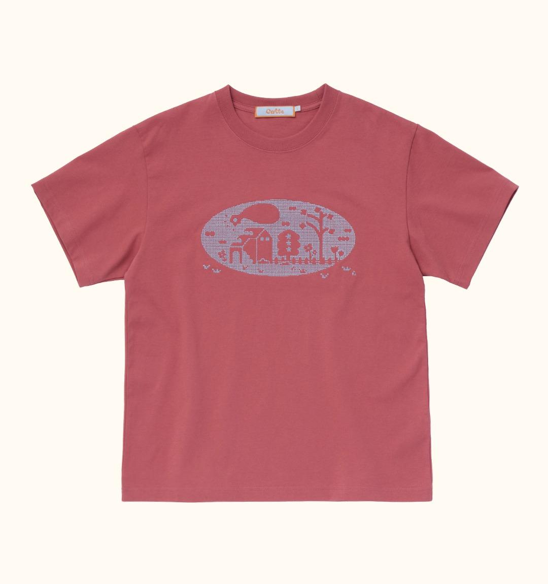 Pixel Picnic T-Shirt(INDI PINK)
