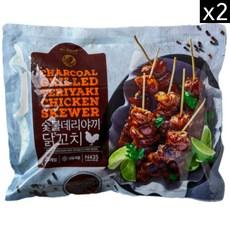 노브랜드 데리야끼숯불양념 닭꼬치 x 2개  800g