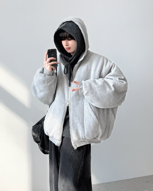 포로로 패딩 후드 집업(2Colors)