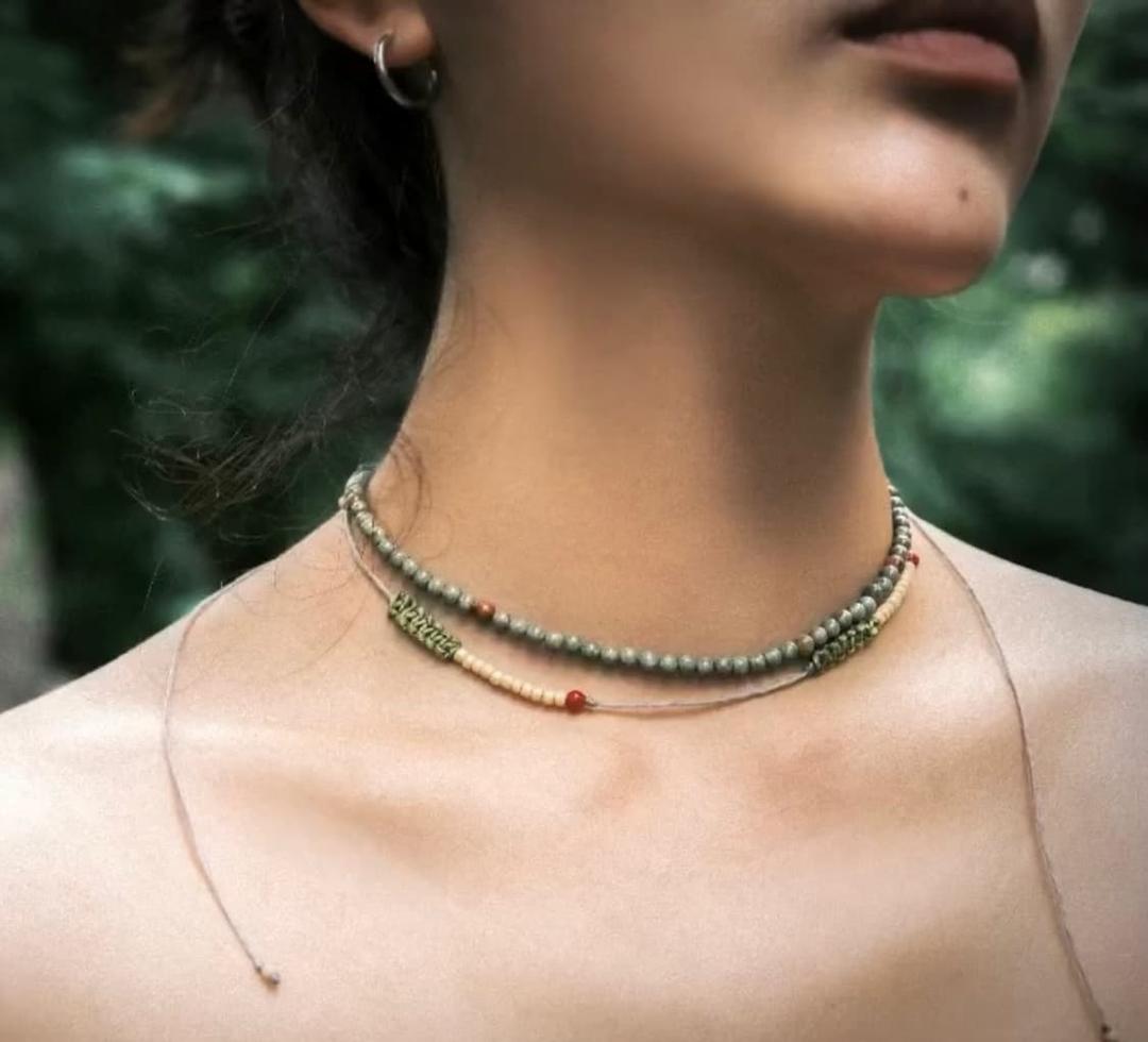 basil tomato scarf *set | 후루츠패밀리