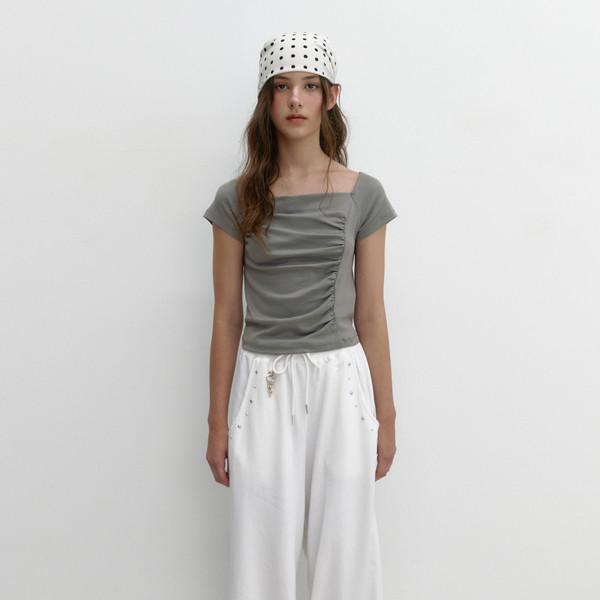 POCKET STUD SWEATPANTS (IVORY) (5월 2일 예약배송)