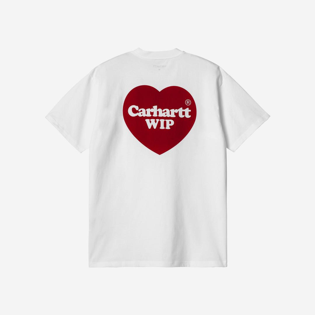 Carhartt WIP S/S Double Heart T-Shirt White