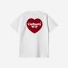 Carhartt WIP S/S Double Heart T-Shirt White