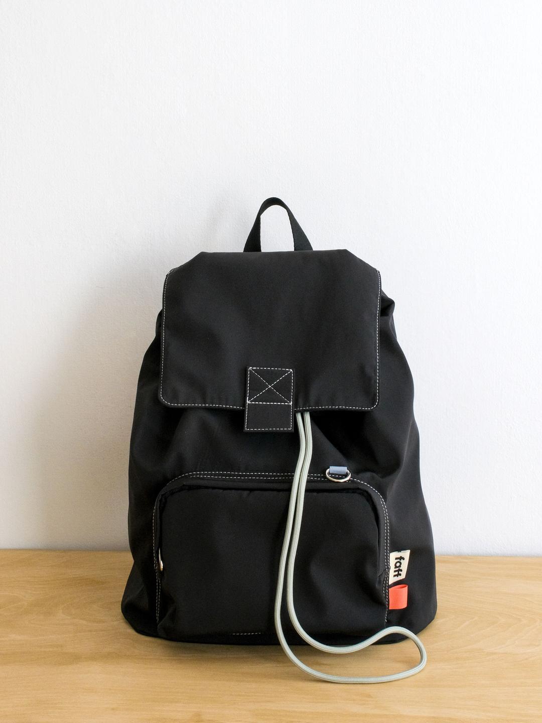 Stitch Backpack Black
