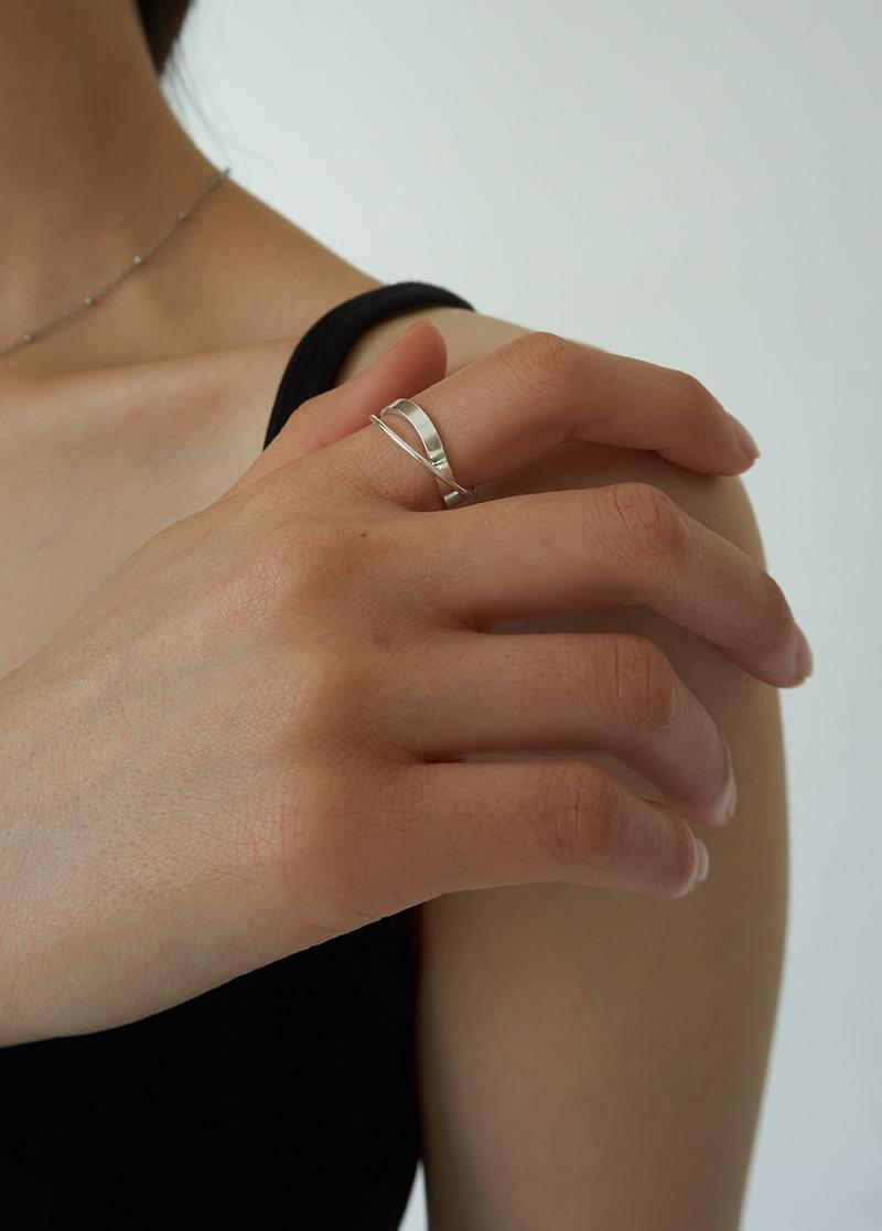 [R736] mix line ring/포인트 반지 시선 13호