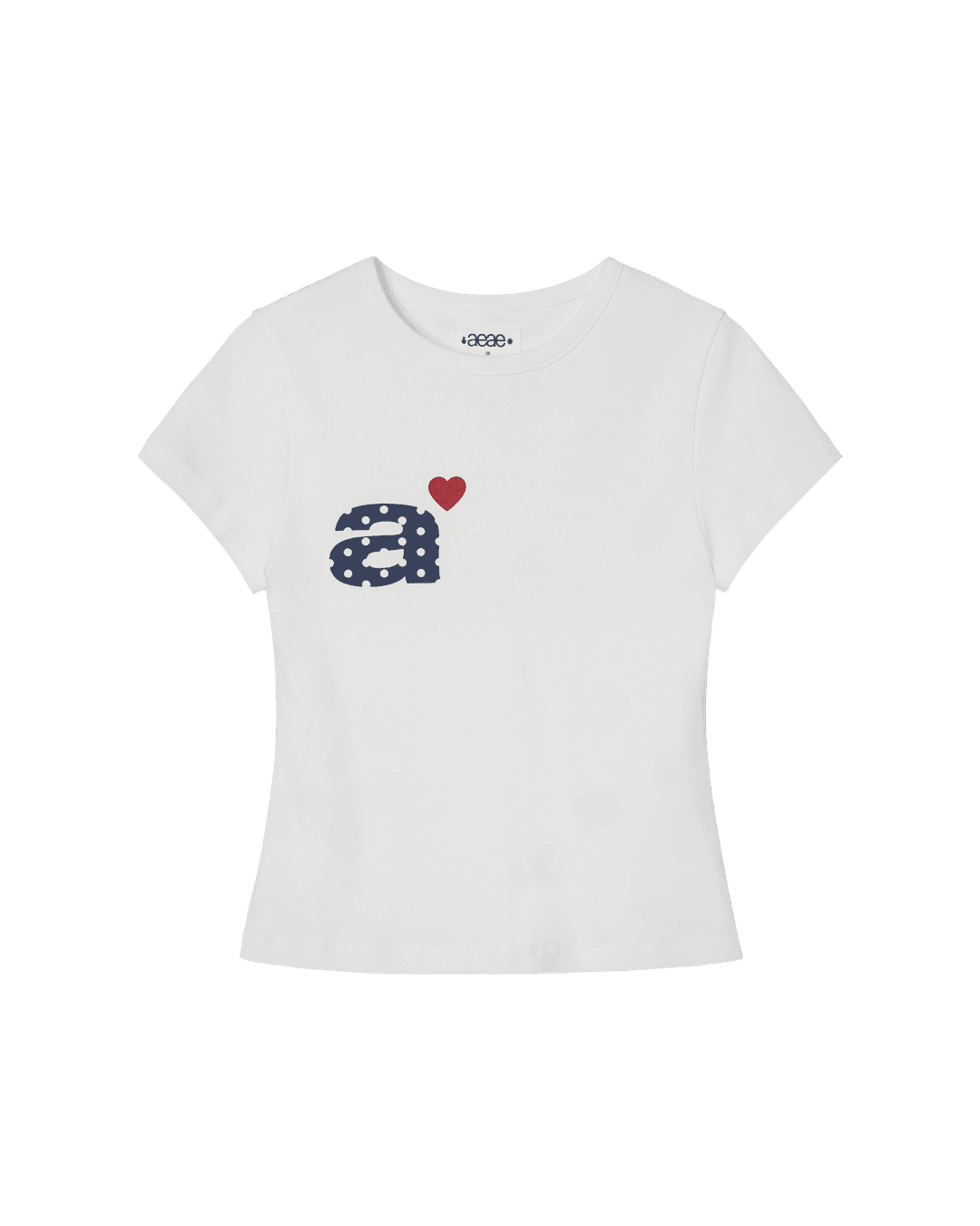 DOT SMALL LETTER TEE [WHITE]