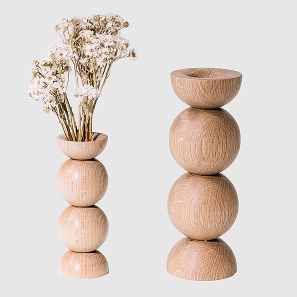 비믹스 실린더_우드 화병_대