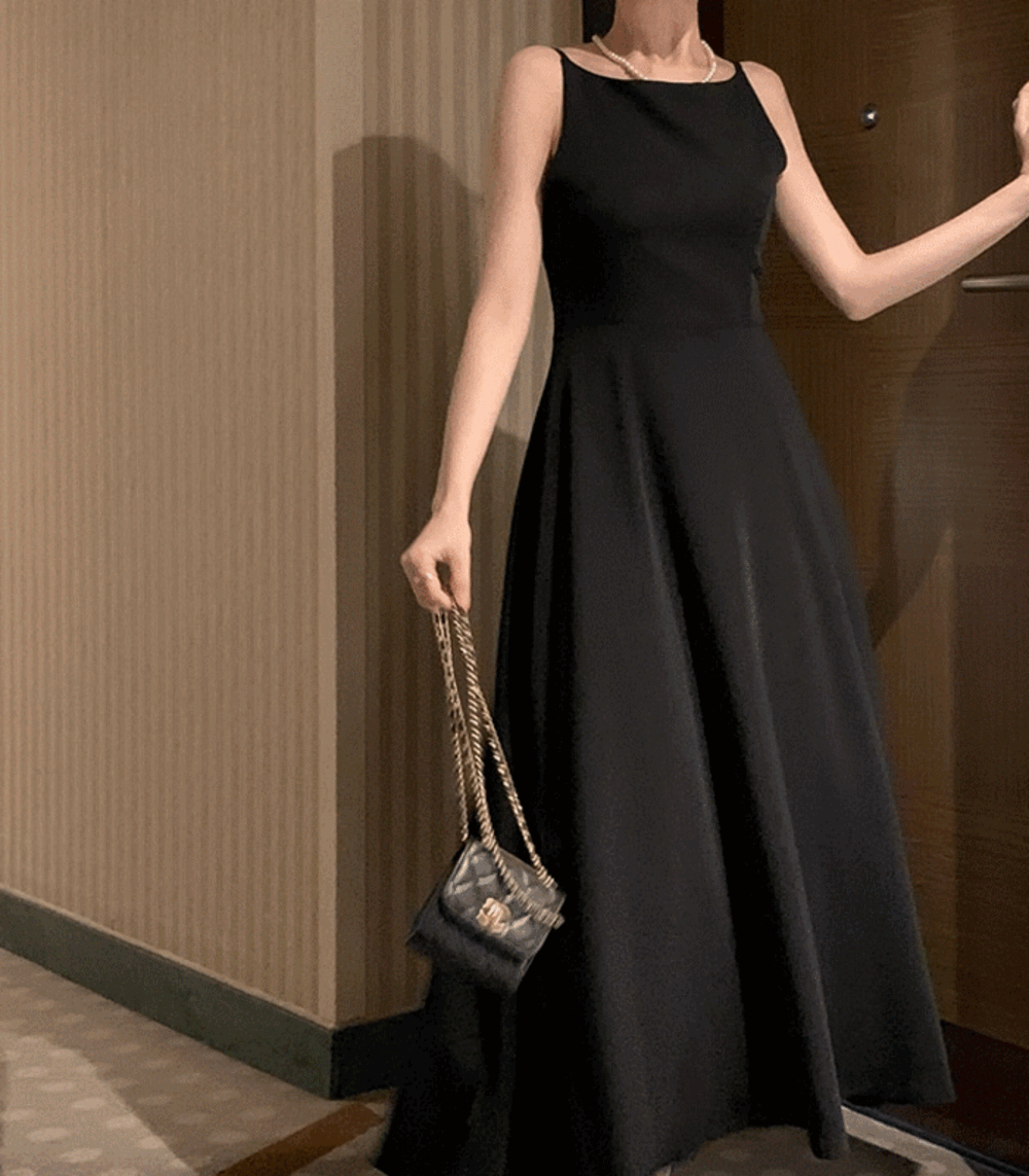 MADE🚚 오늘출발★[고퀄🌹비교불가]루브나 블랙/화이트 민소매 롱원피스 드레스 ★ 여름원피스 브라이덜샤워 셀프웨딩 파티룩 2부웨딩 롱원피스 하객룩 스튜디오 촬영룩 인생샷