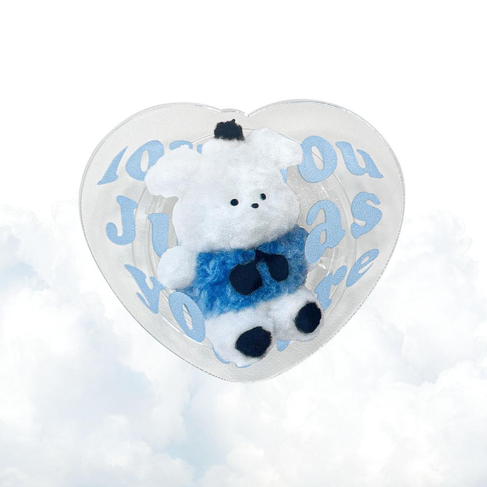 150스튜디오 스카이플러피 투명 아크릴 그립톡