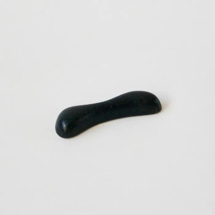 페블 수저 받침 002 블랙