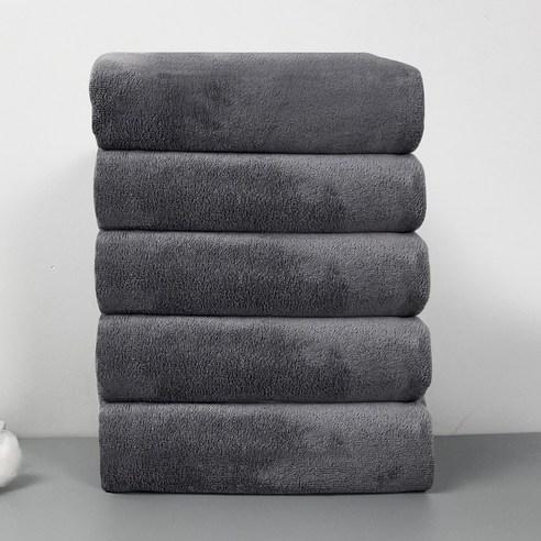 FASEN 호텔수건 먼지없는수건 128g 고급수건, 다크그레이, 5개 - 수건 | 쿠팡