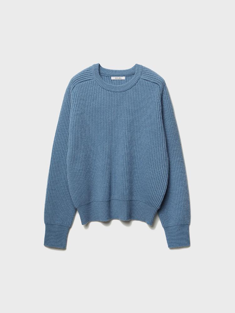 Saddler Wool Knit  [Blue]
