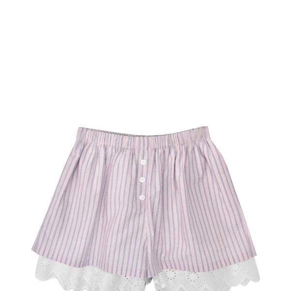 [PEPE] pepe striped shorts(pink)