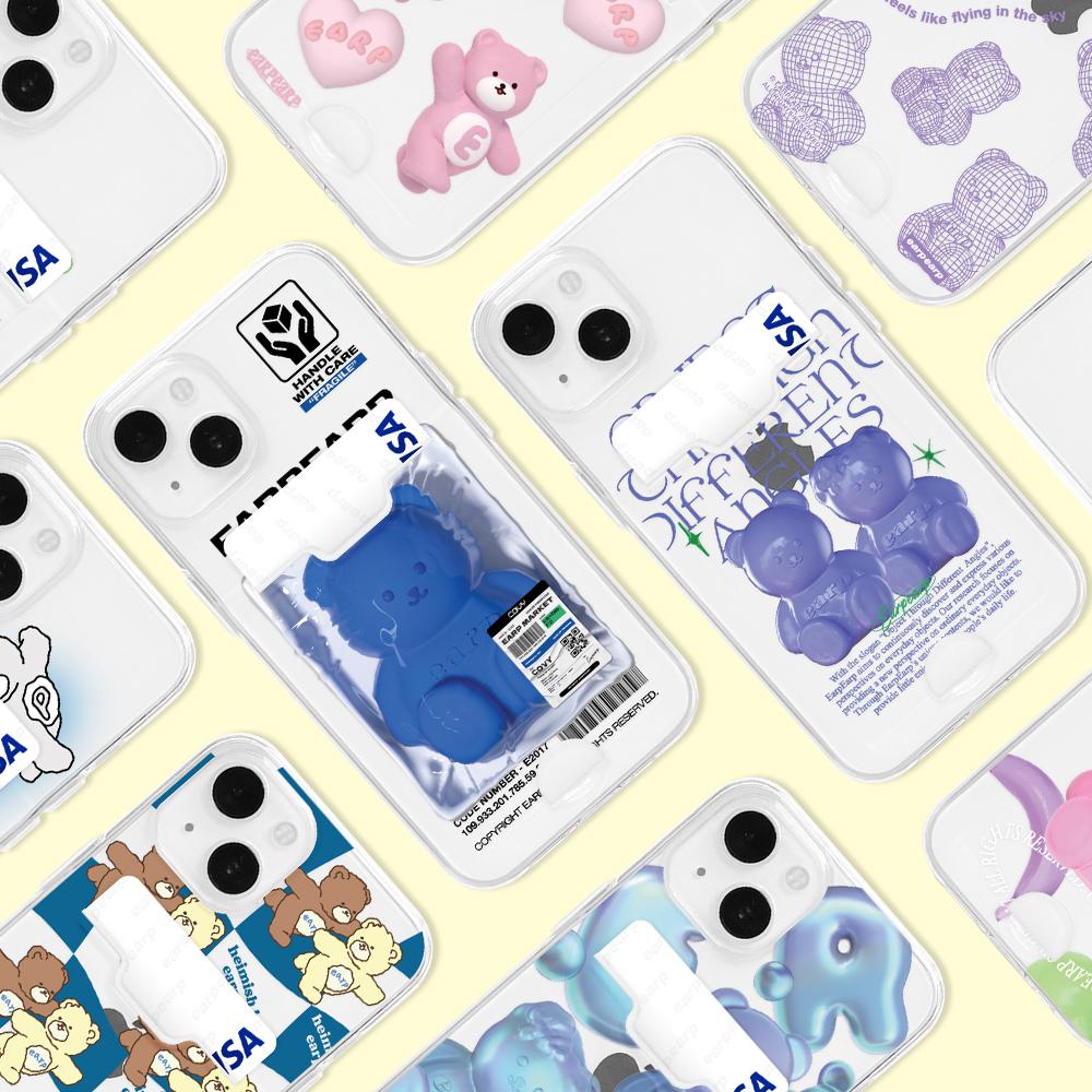 [폰케이스 선물추천!]BPC BEAR WITH COVY 카드수납 젤리케이스 모음전