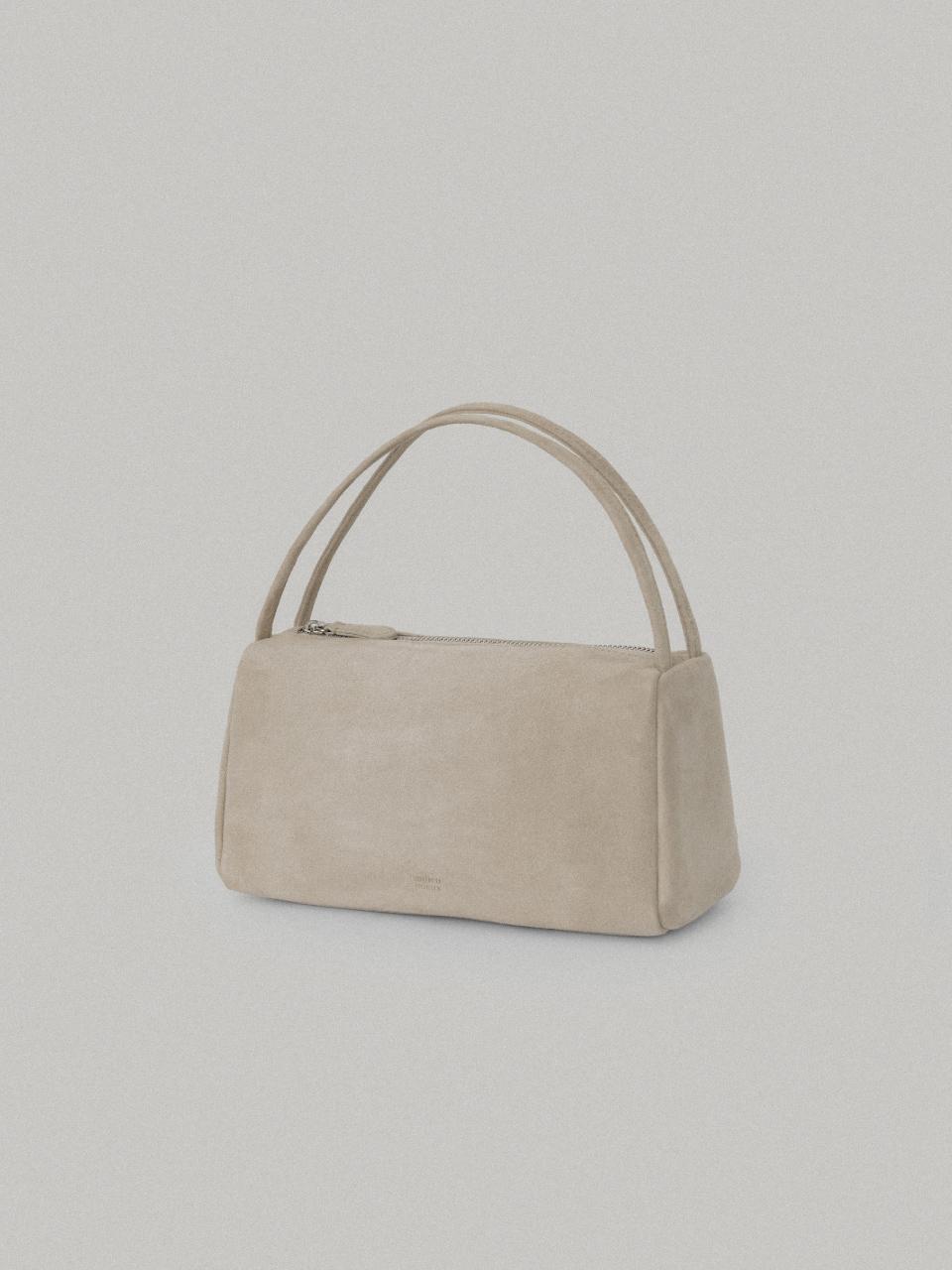 MADELEINE BAG_SUEDE LATTE