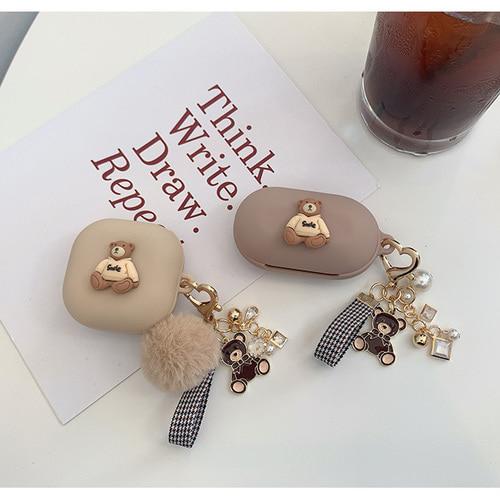 곰돌이버즈라이브케이스+곰돌이키링/갤럭시버즈케이스/