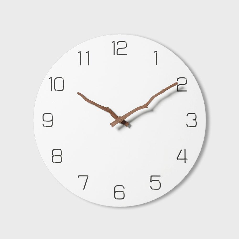 나뭇가지 무소음 벽시계