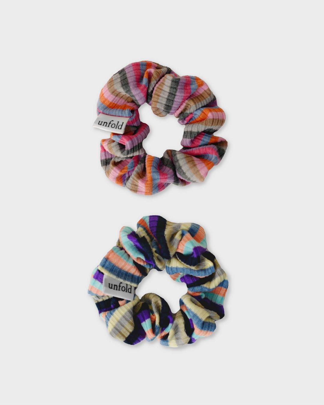 Multi-stripe scrunchie