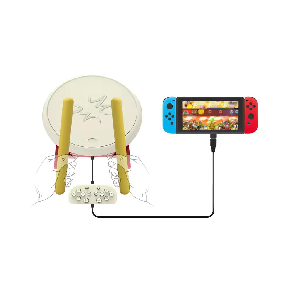 DOBE TNS-1867D Nintendo 스위치 콘솔용 드럼 컨트롤러 스틱 Taiko No Tatsujin Master 비디오 게임