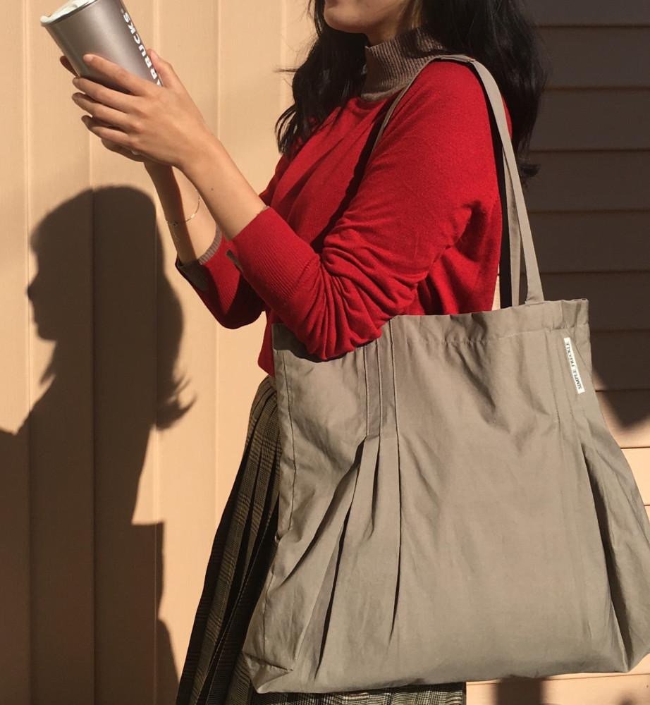 플리츠에코백 pleats ecobag