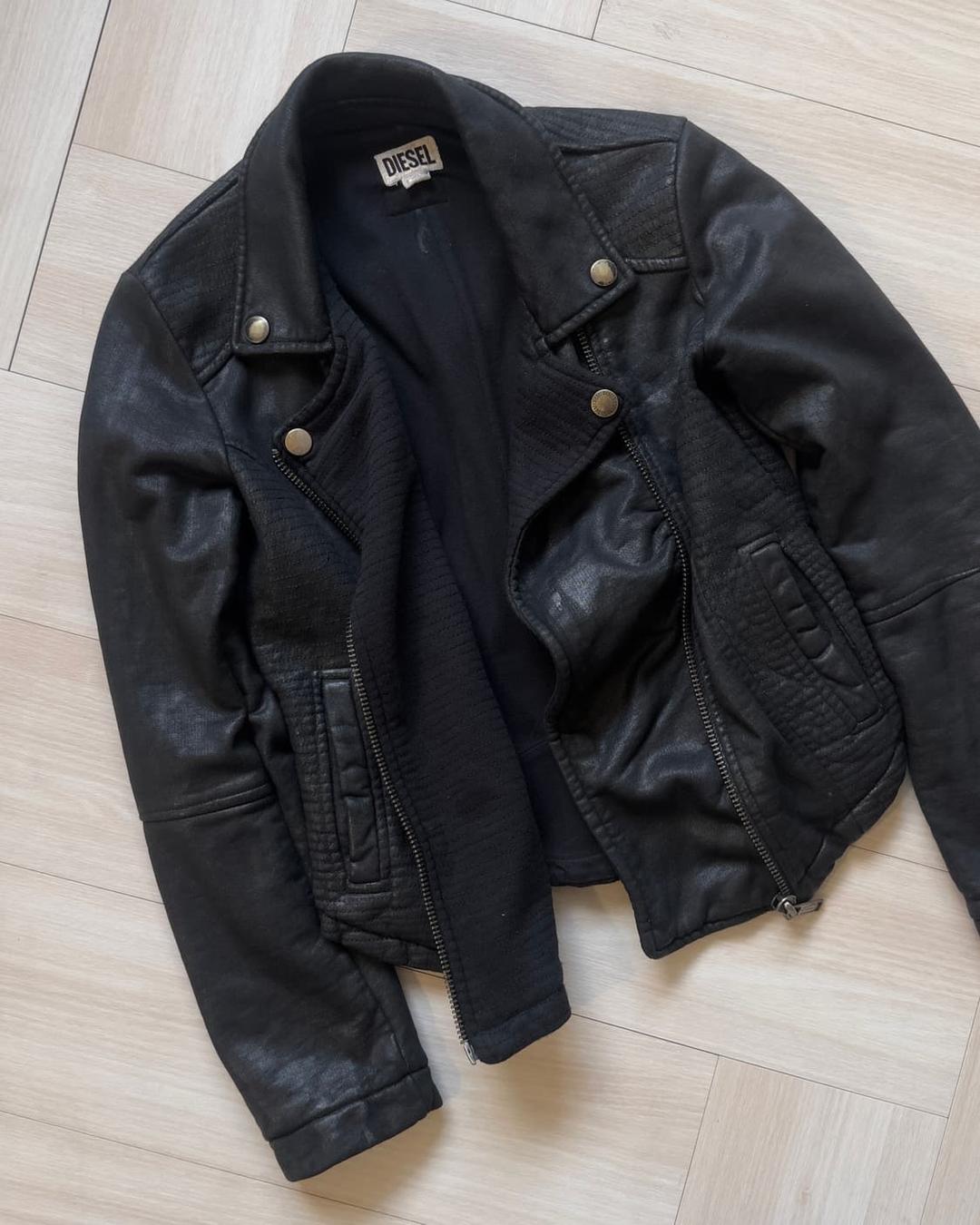 [DIESEL] biker leather jacket | 후루츠패밀리