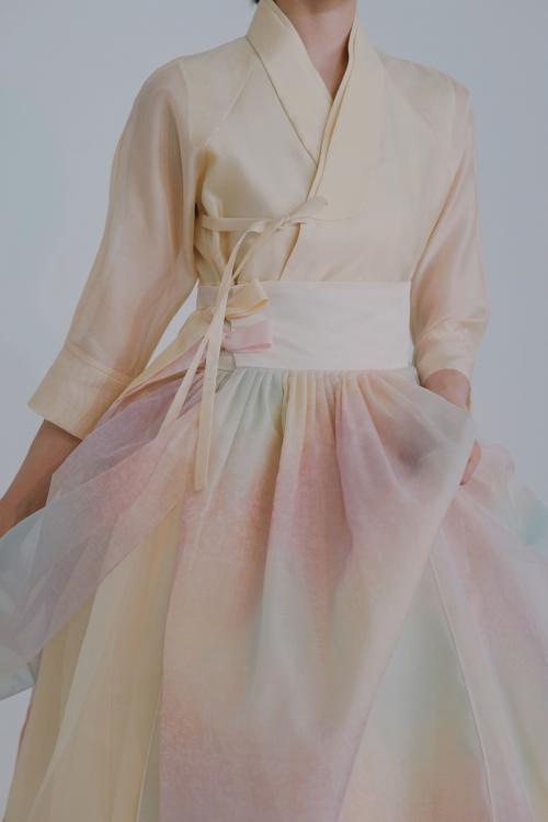 꼬리별 갈래허리치마