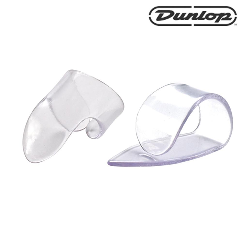 Dunlop 클리어 썸피크 핑거피크 M L 핑거스타일 통기타피크 엄지피크