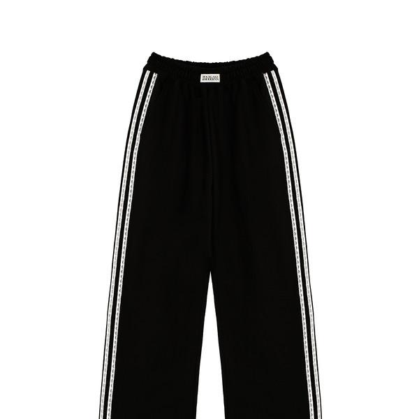 [9/4 예약배송] Lace Line 2way Jogger - Black