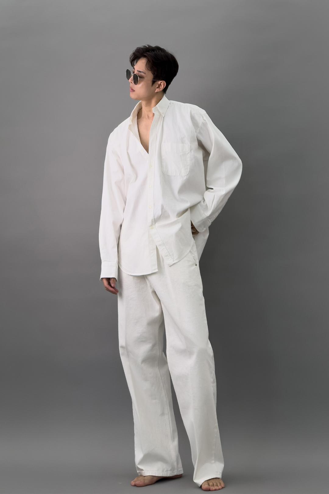 19 OXW 옥스포드 오버 셔츠